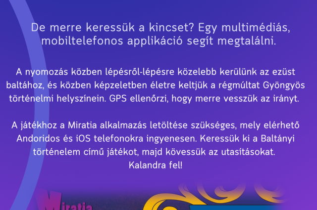 Baltányi történelem: kincskereső virtuális kalandjáték Gyöngyösön