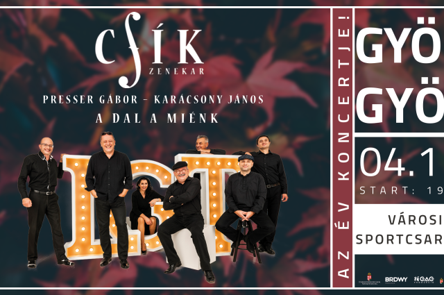 A Csík koncert új időpontja: április 11.